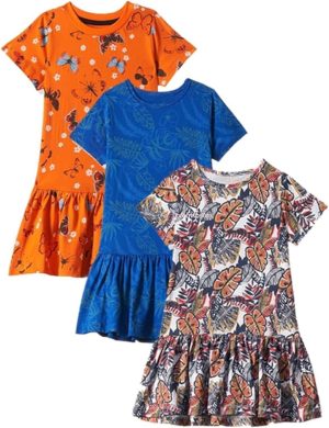 T2F girls Girls Casual dress-DRZ3P01 Casual Dress (pack of 3)