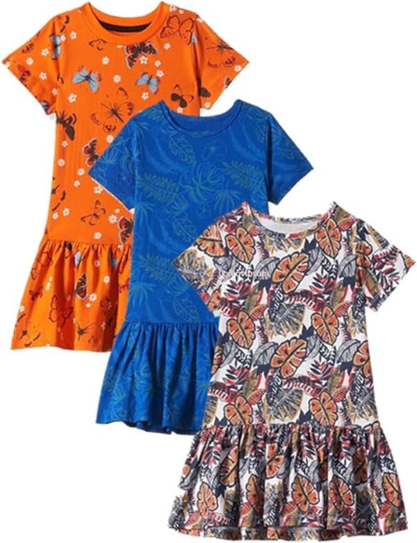T2F girls Girls Casual dress-DRZ3P01 Casual Dress (pack of 3)