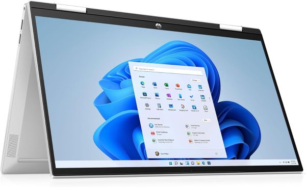 HP Pavilion x360 Convertible, Intel Core i5-1235U Processor, Intel Iris Xe Graphics, 12 GB RAM Memory, Windows 11 Home Operating System, (15-er1010nr, Natural Silver)