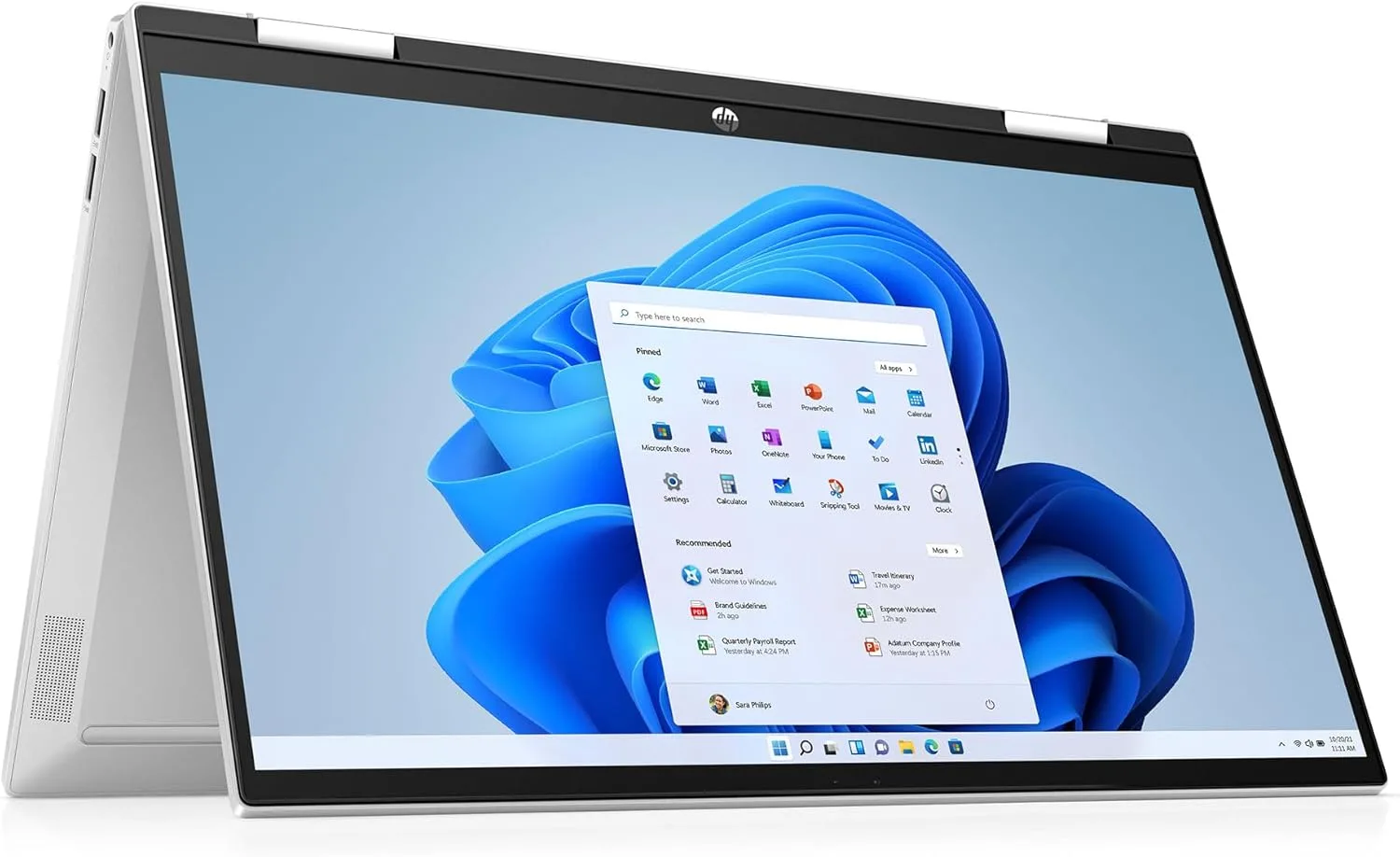 HP Pavilion x360 Convertible, Intel Core i5-1235U Processor, Intel Iris Xe Graphics, 12 GB RAM Memory, Windows 11 Home Operating System, (15-er1010nr, Natural Silver)