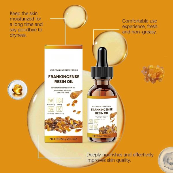 ⁦Organic Frankincense Resin Oil,Face Frankincense R/esin Oil,Fra/nkincense O/il for Skin,Frankincens/e Res-in to Reduces Fine Lines and Wrinkles,Moisturizing Frankinc-ense Resin O-il for Skin⁩ - الصورة ⁦3⁩