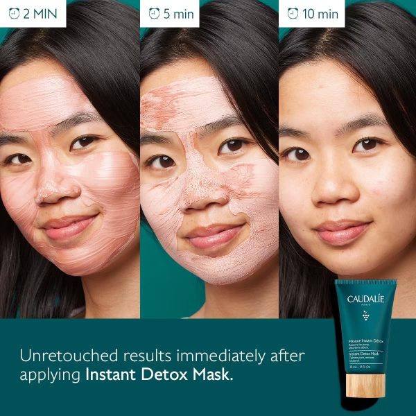 ⁦Caudalie Instant Detox Clay Mask - 35mL⁩ - الصورة ⁦3⁩