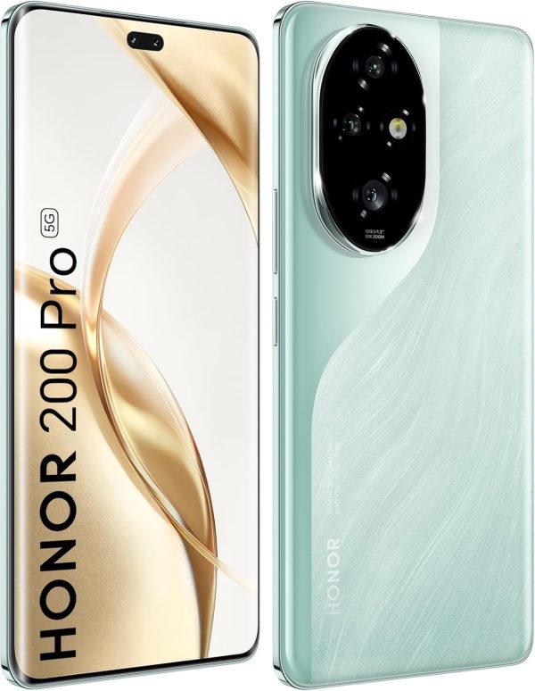 ⁦اونر 200 برو 5G ازرق سيان 12GB + 512GB شاشة AMOLED رباعية منحنية 6.75 انش كاميرا OIS مزدوجة 50MP 12MP سيلفي سناب دراغون 8s جيل 3 نظام تشغيل ماجيك او اس 8.0 يعمل بشريحتين⁩ - الصورة ⁦6⁩