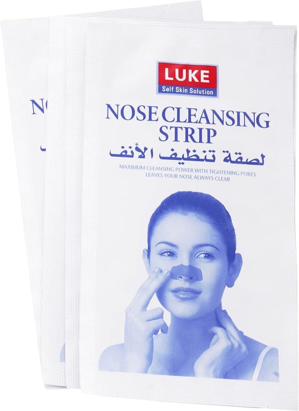 ⁦شرائط تنظيف الأنف من لوك، 5 قطع، 100 جرام - عبوة مكونة من قطعة واحدة⁩ - الصورة ⁦2⁩