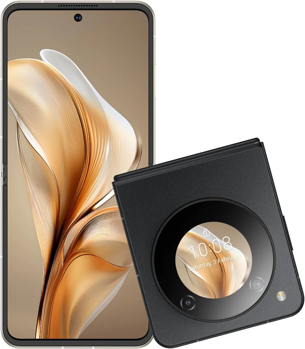 Nubia Flip 5G (International Version) 256GB + 8GB RAM | 6.9" Dual SIM Factory Unlocked Android 13 Smartphone (Cosmic Black, 256GB + 8GB RAM)