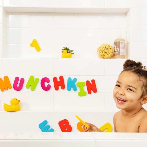 ⁦Munchkin Letters and Numbers Bath Toys, 36 Count⁩ - الصورة ⁦3⁩