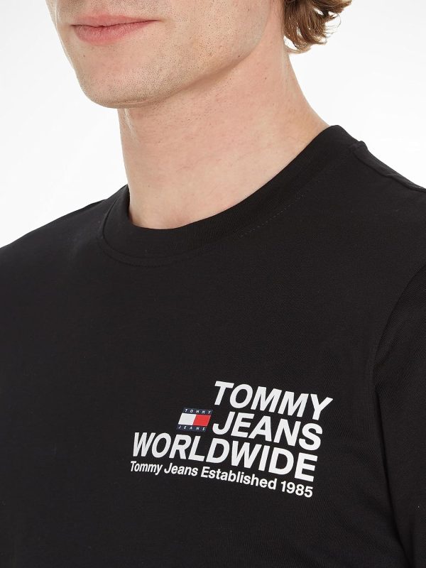 ⁦TOMMY JEANS Men REG ENTRY WW CONCERT S/S T-Shirts⁩ - الصورة ⁦3⁩