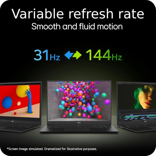 ⁦LG gram Pro 2 in1 16-Inch Lightweight and Versatile Laptop Intel Evo Edition - Intel Core Ultra 7 16GB RAM 1TB SSD - Black⁩ - الصورة ⁦7⁩