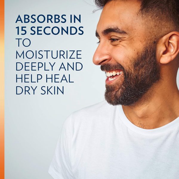 ⁦Unilever Vaseline, Men, Fast Absorbing Body & Face Lotion, 20.3 fl oz (600 ml)⁩ - الصورة ⁦4⁩