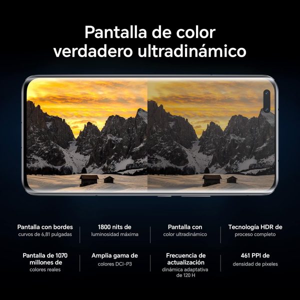 ⁦Honor Magic 5 Pro Dual-SIM 512GB ROM + 12GB RAM (Only GSM | No CDMA) Factory Unlocked 5G Smartphone (Meadow Green) - International Version⁩ - الصورة ⁦3⁩