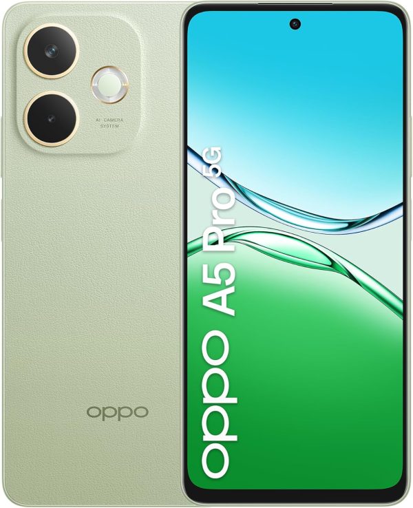 Oppo A5 Pro DUAL-SIM 256GB ROM + 8GB RAM (GSM Only|No CDMA) Factory Unlocked 5G Smartphone (Olive Green) - International Version