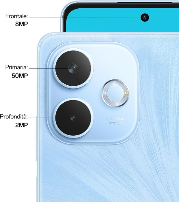 ⁦Oppo A5 Pro DUAL-SIM 256GB ROM + 8GB RAM (GSM Only | No CDMA) Factory Unlocked 5G Smartphone (Feather Blue) - International Version⁩ - الصورة ⁦3⁩