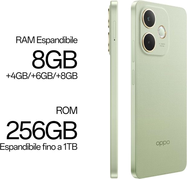 ⁦Oppo A5 Pro DUAL-SIM 256GB ROM + 8GB RAM (GSM Only|No CDMA) Factory Unlocked 5G Smartphone (Olive Green) - International Version⁩ - الصورة ⁦6⁩