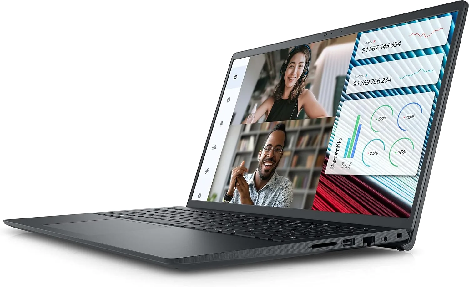 ديل لابتوب فوسترو 3000 3520 2022 شاشة FHD 15.6 انش كور i7-512GB SSD - ذاكرة RAM 16GB 10 بسرعة 4.7GHz ويندوز هوم الجيل 12 وحدة المعالجة المركزية