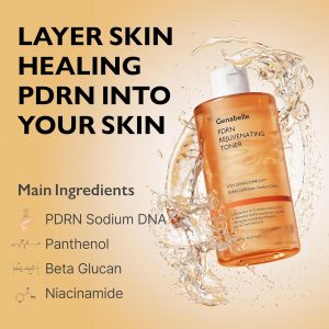 PDRN Rejuvenating Toner - Deep Hydration & Skin Barrier Support with PDRN, Panthenol, Hyaluronic Acid - Soft & Glowing Skin - 10.14 fl.oz/300ml