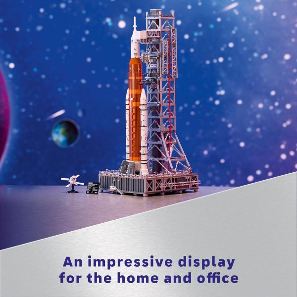 ⁦LEGO Icons NASA Artemis Space Launch System Set, Model Kit for Adults to Build, Includes an Orion Capsule and Launch Tower, Home and Office Desk Decor, Gifts for Men, Women, Him or Her 10341⁩ - الصورة ⁦7⁩