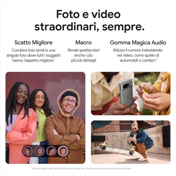 ⁦جوال جوجل بيكسل 8 شبكة الجيل الخامس 5G ثنائي شرائح الاتصال غير مقفل (شريحة نانو اتصال إلكترونية) ذكي اندرويد 6.2 بوصة (ذاكرة 128GB + RAM 8GB وردي)⁩ - الصورة ⁦5⁩