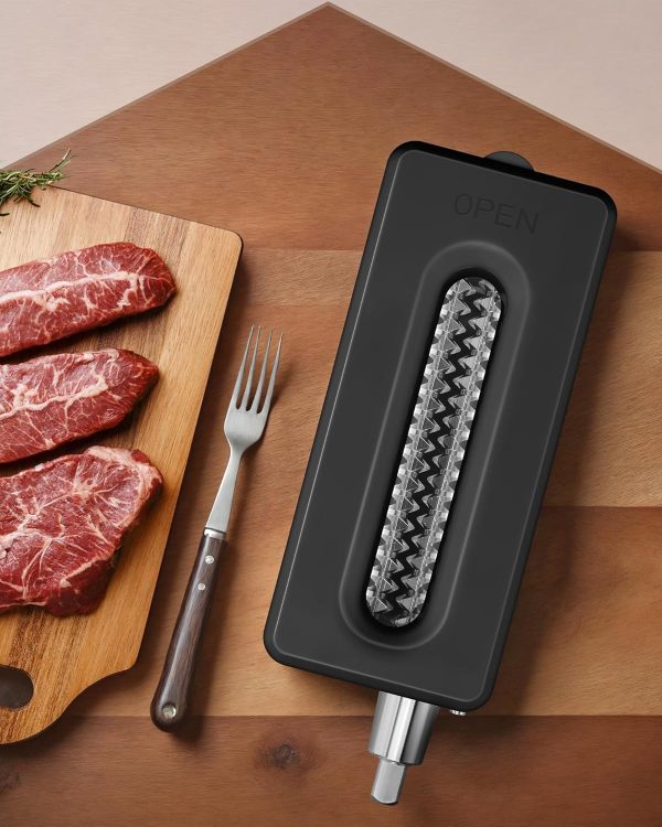 ⁦HOMGEN Professional Meat Tenderizer for KitchenAid Stand Mixer Stainless Steel Gears Meat Tenderizer Attachment for All Models KitchenAid with Sturdy Cover for Beef Pork etc⁩ - الصورة ⁦5⁩