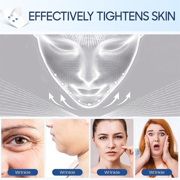 ⁦Bolivia's 40 PCS Face Lift Tape, Instant Face Lifting Tape with High Elasticity, Face Lifting Tape with Waterproof, Face Lift Tape Invisible for V-Shaped Face, Double Chin, Wrinkles Tighten Skin⁩ - الصورة ⁦3⁩