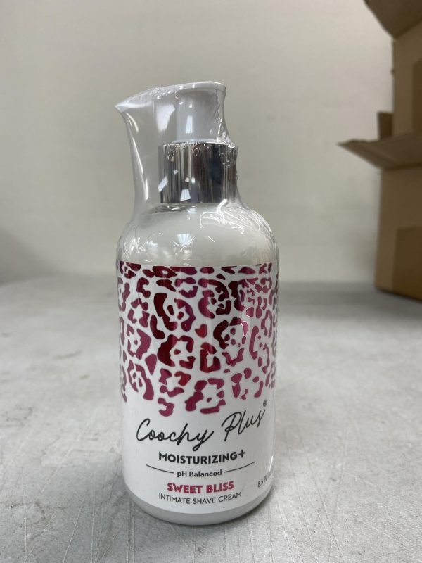 ⁦Coochy Plus Intimate Shaving Cream SWEET BLISS For Pubic, Bikini Line, Armpit - Rash-Free With Patent-Pending MOISTURIZING+ Formula Prevents Razor Burns & Bumps, In-Grown Hairs (Bottle 8.5oz)⁩ - الصورة ⁦7⁩