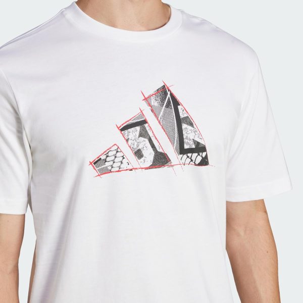 ⁦adidas Mens M PHOTO LOGO T T-Shirt⁩ - الصورة ⁦3⁩