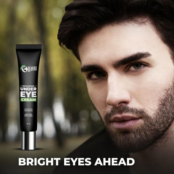 ⁦Beardo Brightening Under Eye Cream for Men | Dark Circle Remover for Men | Eyelift with Under Eye Mask | Eye Cream for Dark Circles Removal | Reduces Dark Circles, Wrinkles & Fine Lines | 20ml⁩ - الصورة ⁦2⁩