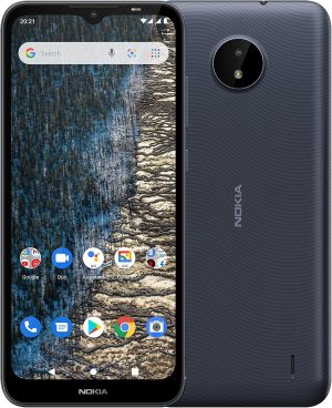 جوال نوكيا C20 اندرويد مع 4G ثنائي شرائح الاتصال وذاكرة RAM 2GB روم 32GB وشاشة HD 6.5 انش وكاميرا امامية وخلفية 5MP فلاش LED بطارية تدوم طويلا 3000 مللي امبير في الساعة 11 أزرق