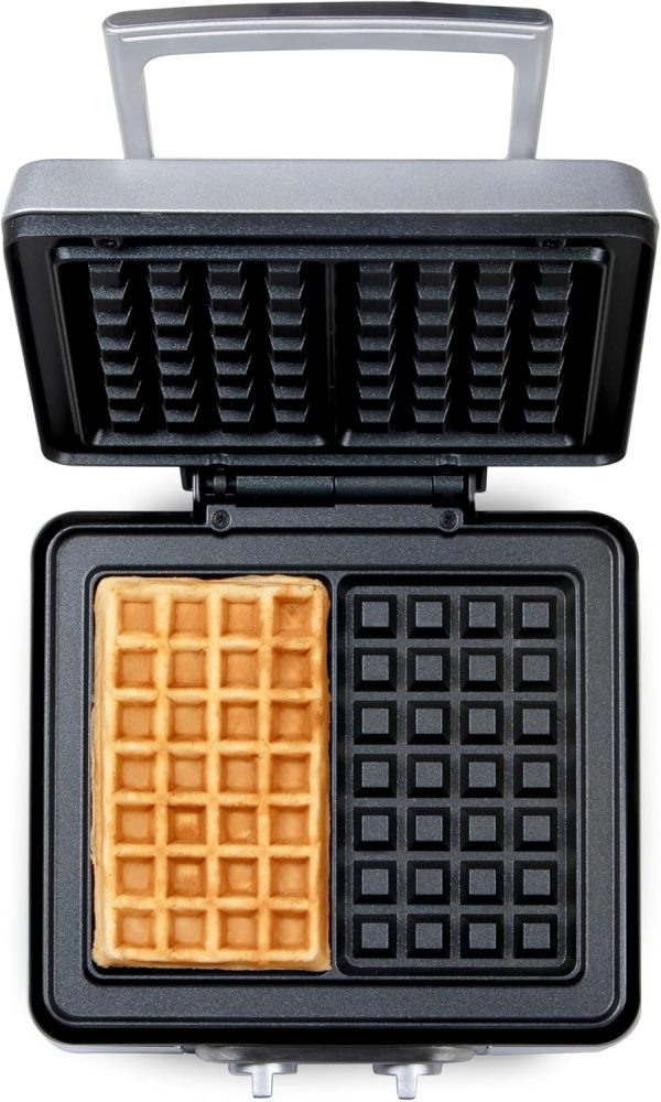 ⁦Domo DO9149W Waffle Maker, Steel, 1400 W⁩ - الصورة ⁦3⁩