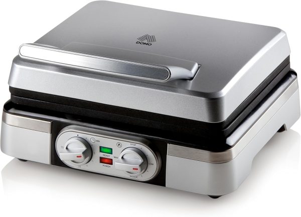 ⁦Domo DO9149W Waffle Maker, Steel, 1400 W⁩ - الصورة ⁦7⁩