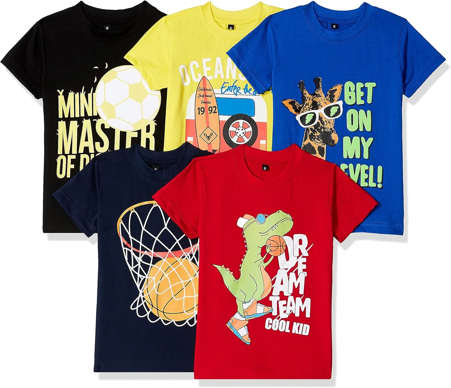 T2F Boy's BYS-TSRT-04 T-Shirt