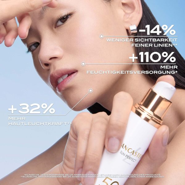 ⁦Lancaster Sun Perfect Sun Illuminating Cream SPF50, 50ml⁩ - الصورة ⁦4⁩