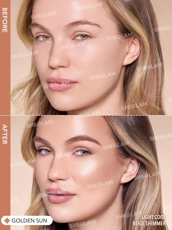 ⁦SHEGLAM Sun Beam Shimmer Liquid Bronzer-Golden Sun⁩ - الصورة ⁦2⁩