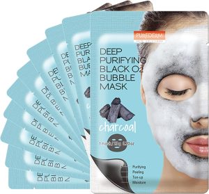 Purederm Deep Purifying Black O2 Bubble Mask Charcool