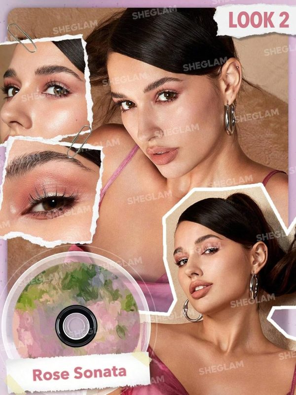 ⁦شيجلام باليت الوان فينيل بوب - روز سوناتا، غير لامع، كريم⁩ - الصورة ⁦4⁩