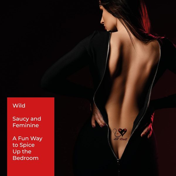 ⁦Sovereign-Gear 40+ Sexy Cheeky Temporary Tattoo for Women - Adult Fun for Lower Back Legs Arms Butt Belly⁩ - الصورة ⁦4⁩