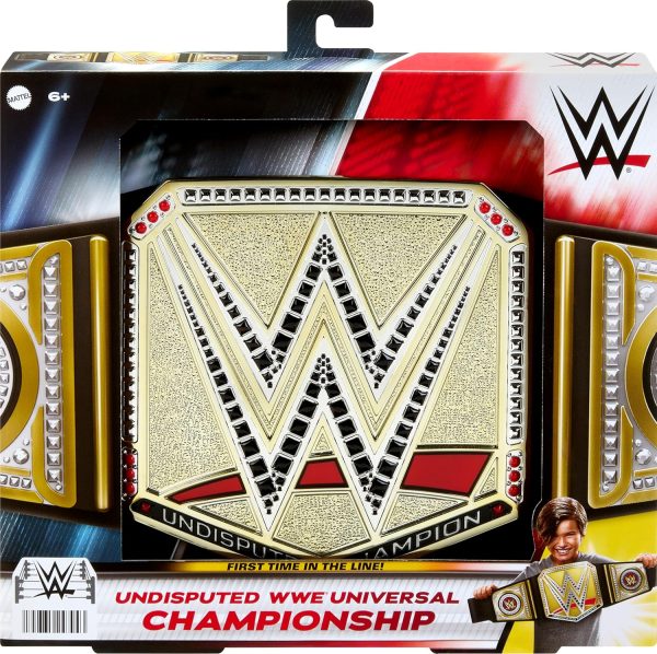 ⁦Mattel WWE Championship Role Play Title Belt with Adjustable Strap for Kids⁩ - الصورة ⁦5⁩
