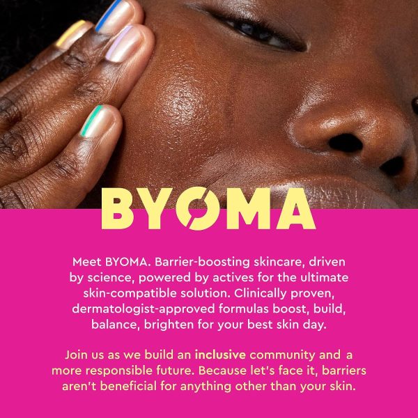 ⁦BYOMA Brightening Serum - Barrier Repair Serum - Brightening & Hydrating Face Serum with Hyaluronic Acid, Niacinamide & Ceramides - Hyaluronic Acid Serum For Face, Glowing, Radiant Skin - 1.01 fl. oz⁩ - الصورة ⁦6⁩