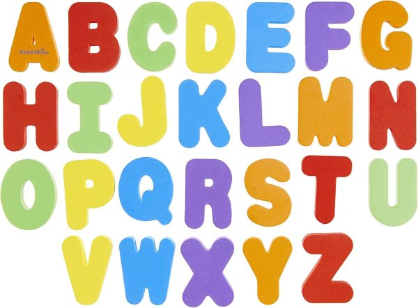 ⁦Munchkin Letters and Numbers Bath Toys, 36 Count⁩ - الصورة ⁦4⁩