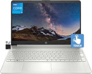 HP 2022 Newest 15.6’’ HD Touchscreen Laptop, Quad Core Intel i5-1135G7 (Beat i7-1065G7,Upto 4.2GHz), Iris Xe Graphics, 16GB RAM, 512GB SSD, HD Webcam, WiFi, 11+ Hours Battery, Win11 S, Marxsolcables