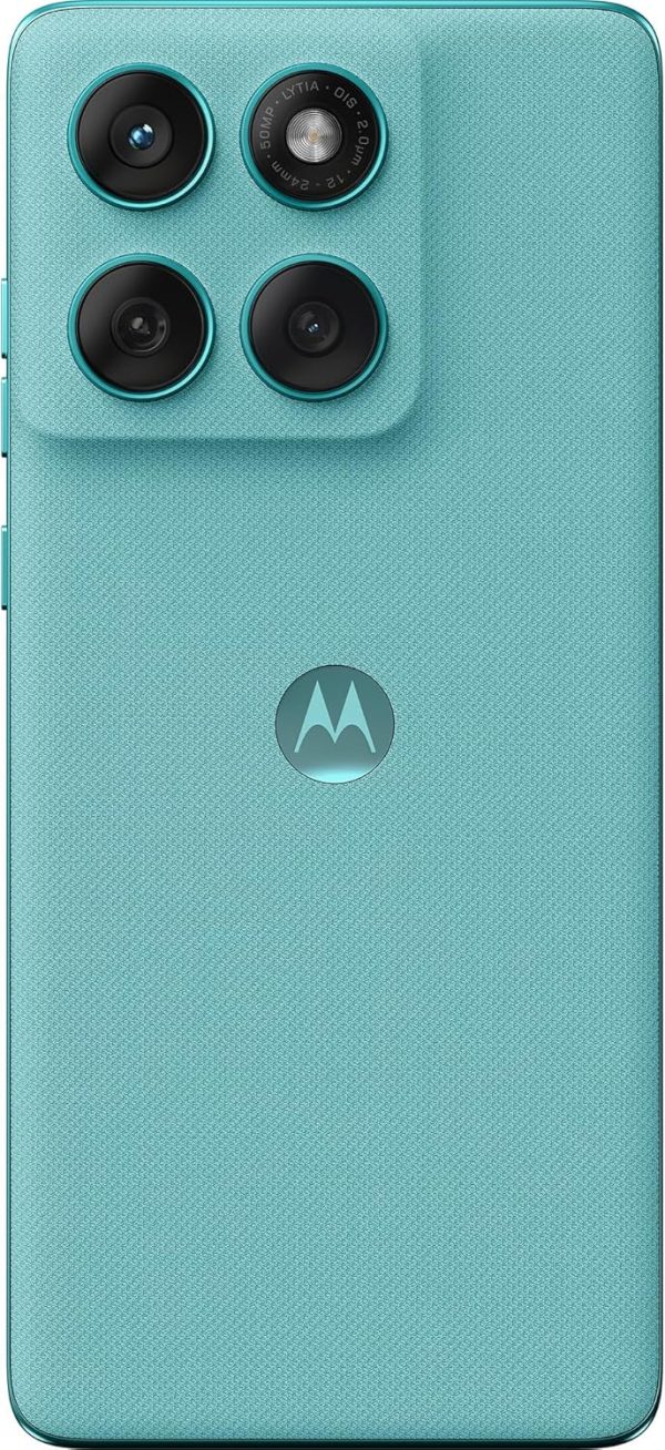 ⁦Motorola Edge 60 Fusion Dual-SIM 256GB ROM + 8GB RAM (GSM Only | No CDMA) Factory Unlocked 5G Smartphone (Pantone Amazonite) - International Version⁩ - الصورة ⁦6⁩