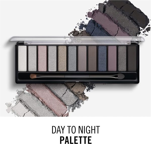 ⁦Rimmel London, Magnif'Eyes Eye Contouring Palette, 03 Smoke Edition, 14.2 g⁩ - الصورة ⁦4⁩