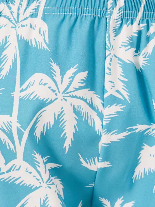 ⁦Styli Boys Tropical Print Elastic Waistband Swim Shorts⁩ - الصورة ⁦4⁩