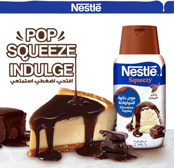 ⁦Nestlé Squeezy Chocolatey Topping, 450G - Pack of 1⁩ - الصورة ⁦6⁩