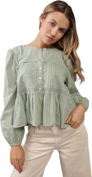 American Eagle Women Flowy Top