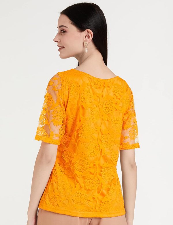 ⁦Miss Olive Women Floral Slim Shirt (Moss19Tp30-01-143)⁩ - الصورة ⁦4⁩