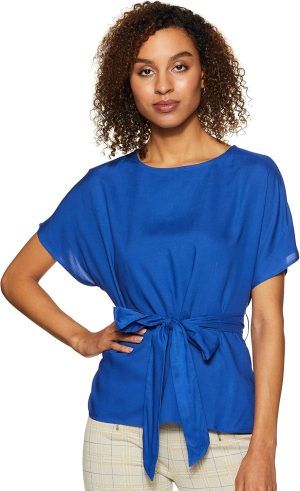 Amazon Brand - Symbol Women's Solid Regular Fit Top