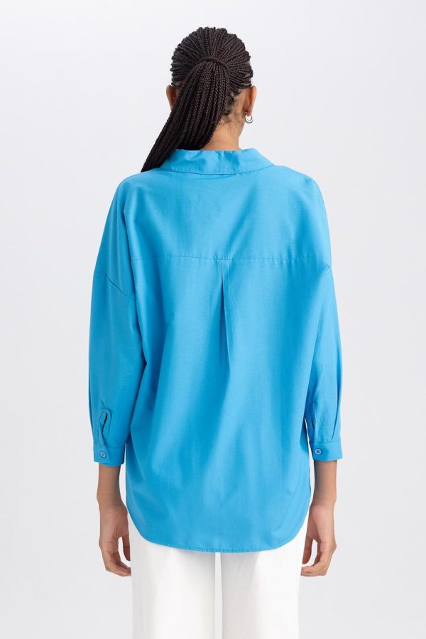 ⁦DeFacto Womens B0659AX Tunic shirt⁩ - الصورة ⁦7⁩