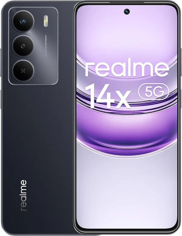 realme 14x 5G 本体 SIM フリー New) Realme 14x 5G 8GB+128GB BLACK Dual SIM Global Ver. Android
