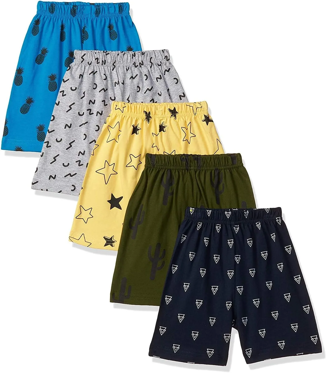 T2F boys Boys shorts Shorts (pack of 5)