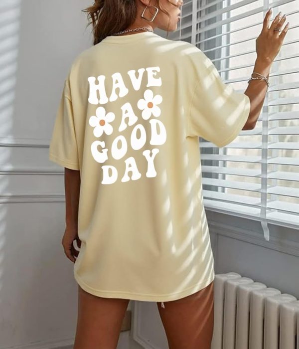 ⁦TUANMOZI Women Damen T-shirts_005 T-Shirt⁩ - الصورة ⁦2⁩